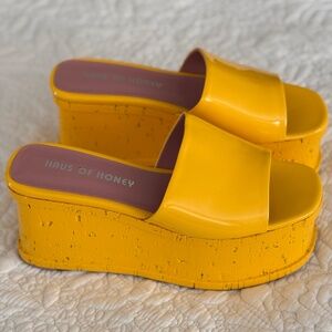 Haus of Honey Yellow High Platforms